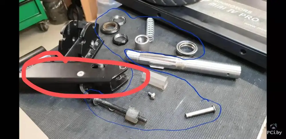 Пластиковые детали для телескопического полюса speedway mini4|kick electric scooter|e-twow s2electric