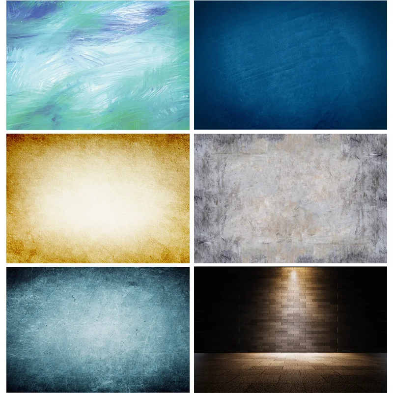 

SHENGYONGBAO Abstract Vintage Texture Portrait Photography Backdrops Studio Props Solid Color Photo Backgrounds 21310AA-06