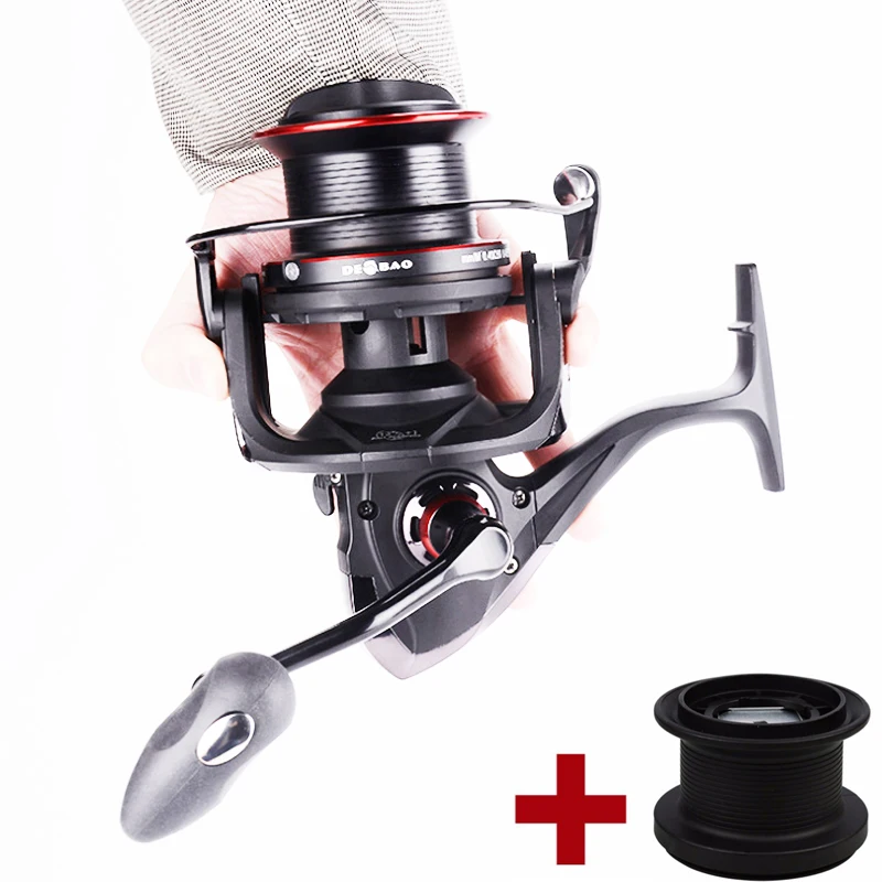 Рыболовная катушка 14BB супер большая длинная серии 10000 металлическая для морского