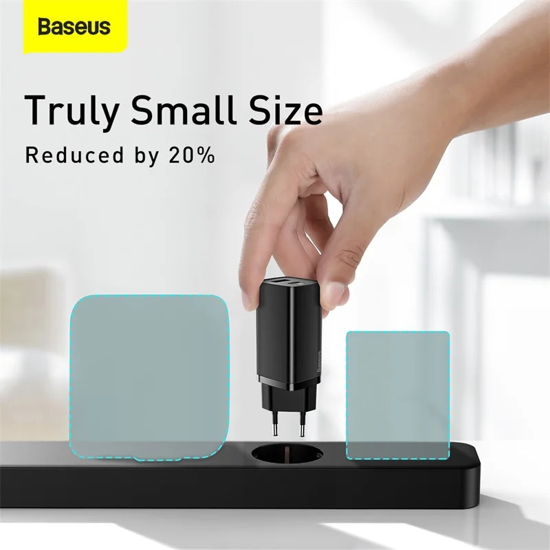 Устройство быстрой зарядки Baseus 65 Вт USB Type C QC 4 0 PD 3 для iPhone 12 Samsung Xiaomi Macbook | Мобильные