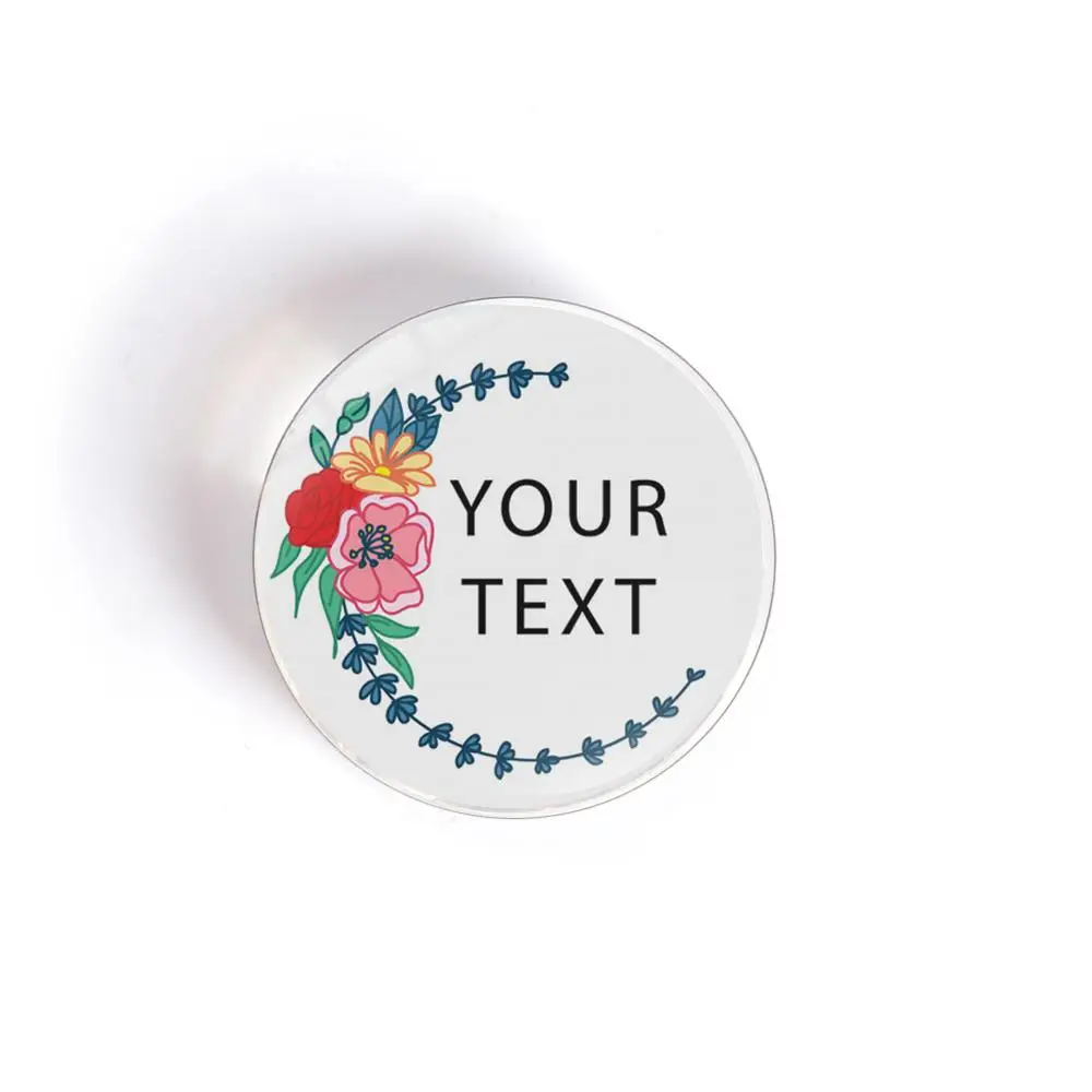 QIYUE креативная надпись спасибо магнитная Хрустальная круглая стеклянная