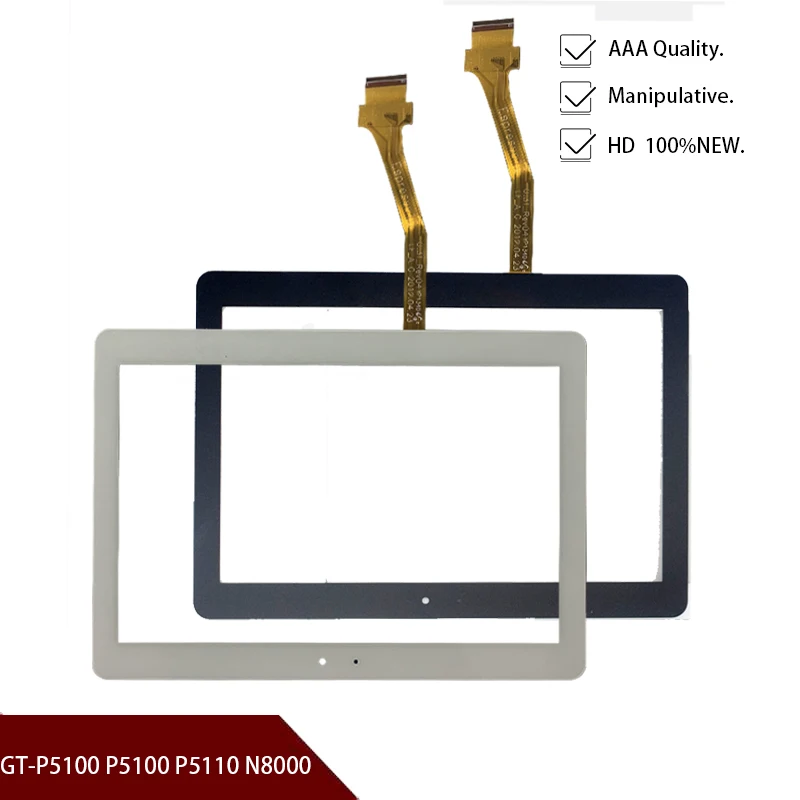 Сенсорный экран 10 1 ''для Samsung Galaxy Tab 2 GT P5100 P5110 P5113 N8000|ЖК-экраны и панели для