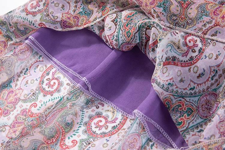 Женская двухслойная рубашка из 100% чистого шелка блузка с круглым вырезом и