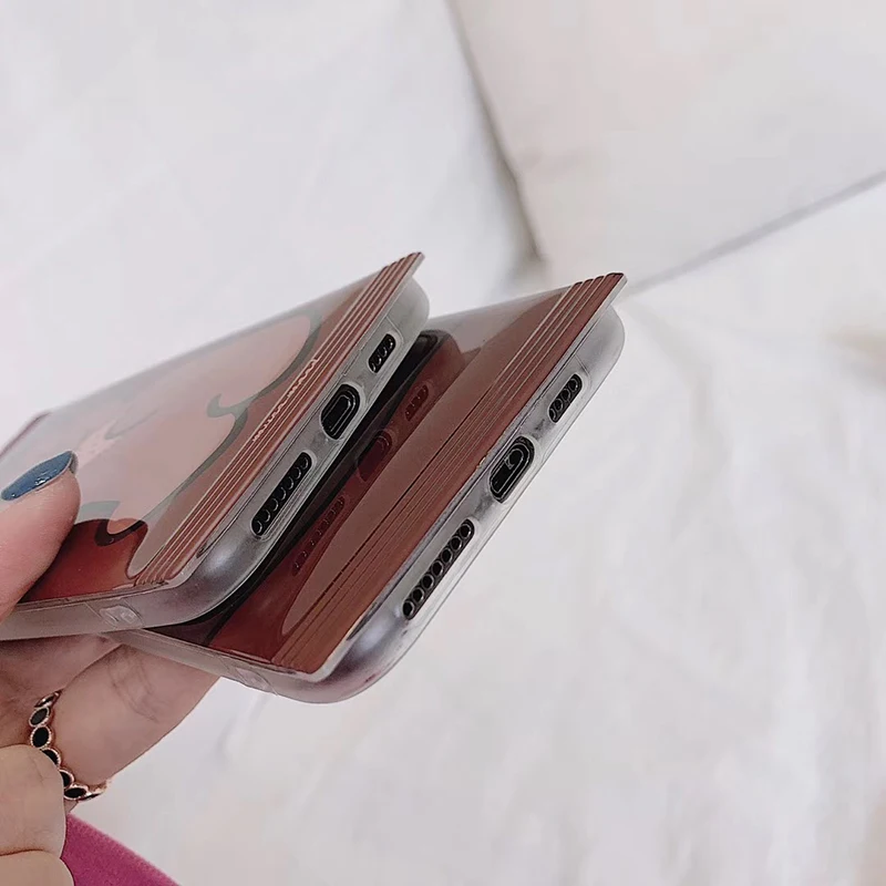 Хит продаж милый медведь шоколад сникерсы Мягкий силиконовый чехол для iphone 6 7 6S