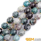 81012 мм двухконусные граненые бирманские яды бирюзовые натуральные бусины для изготовления ювелирных изделий взрослые оптом полный 15 