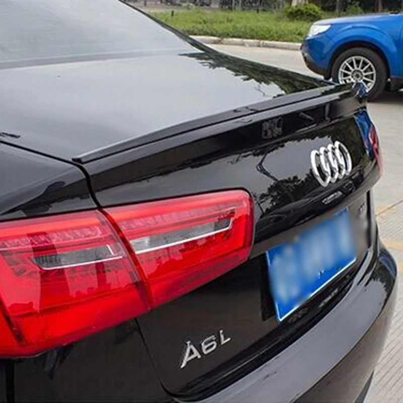 Модифицированный спойлер для заднего багажника A6 C7 в стиле S6 из АБС Audi 2012 2013 2014