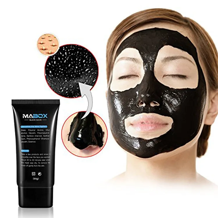 MABOX 50g Blackhead Mask Face Care Nose Remover Peeling Pore Strip Cleanser Black Head Acne Treatment |