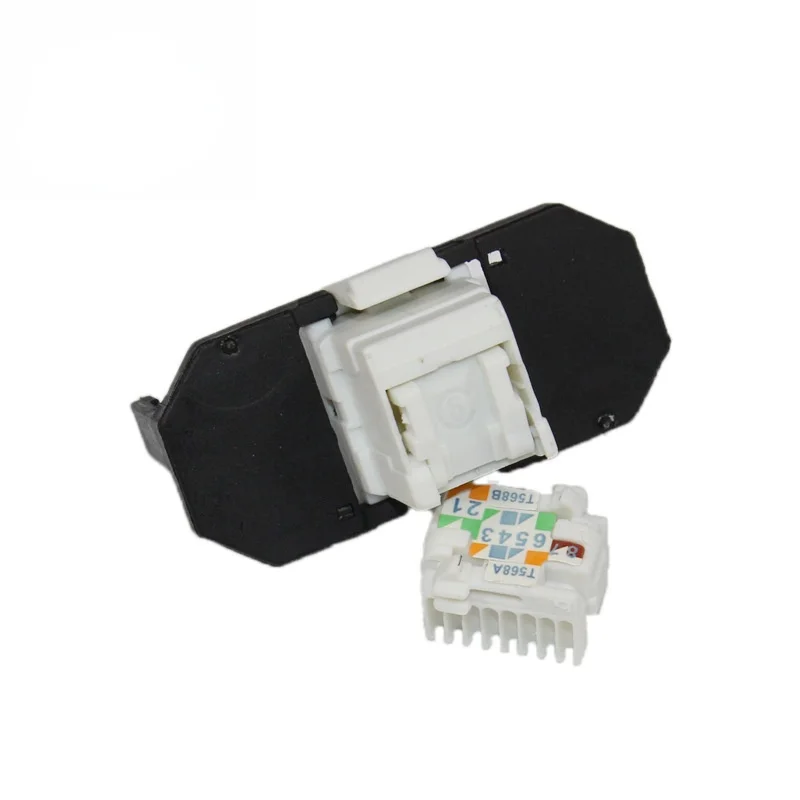 

Cat 6 Unshielded and Dustproof Network Module CAT6 Block Free RJ45 Interface