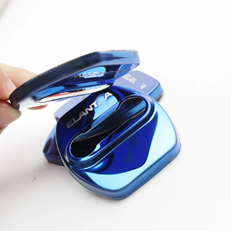 Retrofit 4PCS Door Lock Cover Stainless Steel Protective Caps For Elantra 2016 2017 2018 Car Accessories | Автомобили и мотоциклы