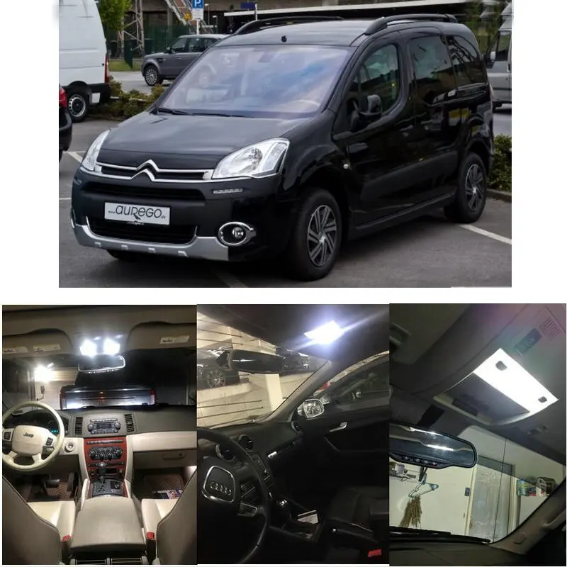 Полный комплект светодиодсветильник фонарей для Citroen Berlingo II 10 светодиодов задние
