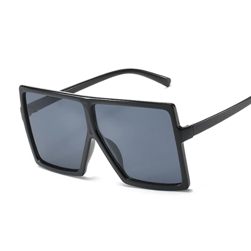 

Oversized Shades Women Sunglasses Black Fashion Square Glasses Big Frame Sunglasses Vintage Retro Glasses Unisex Oculos Feminino