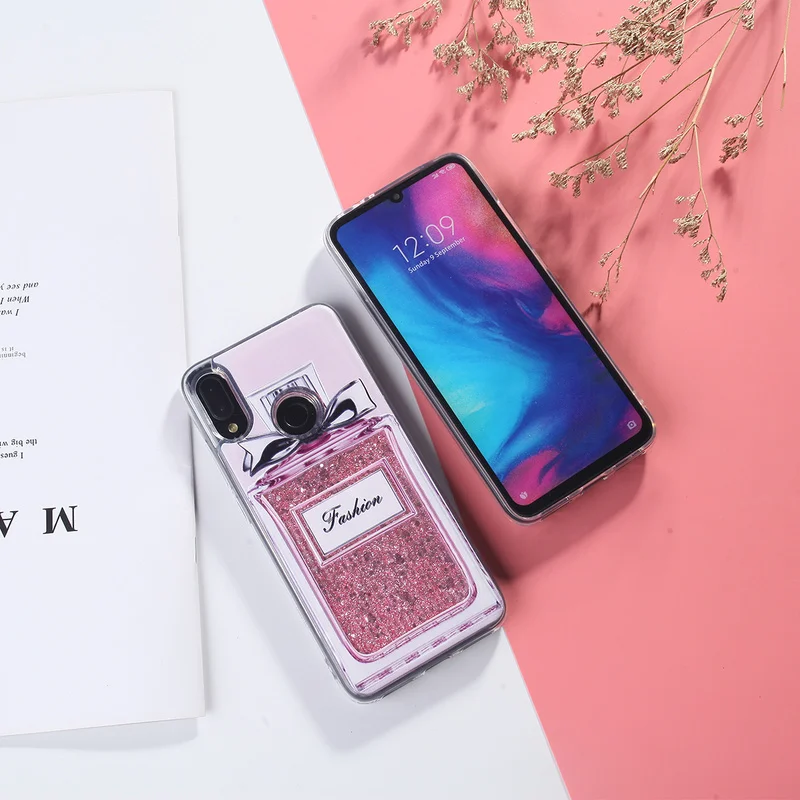 Светлый блестящий чехол для Xiaomi Redmi Note 5 7 Pro 4 mi 8 Plus 4X 4A 5A S2 Coque мягкий Quicksand Dyna c TPU