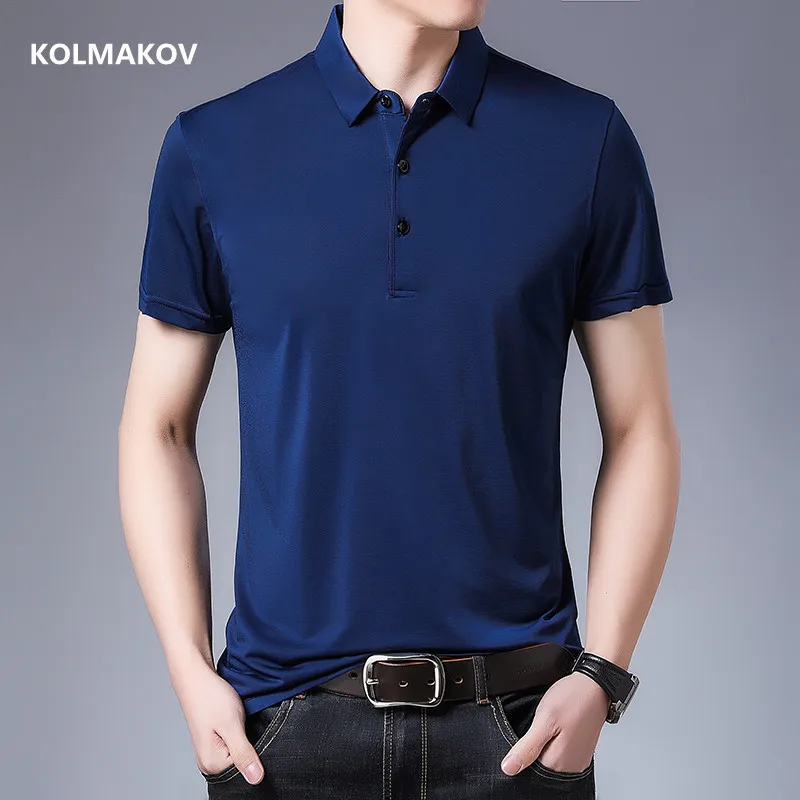 

2021 new arrival summer high quality men Polo Shirts men, Men's Short Sleeve Business Casual Male Polo shirt size M-4XL CY029