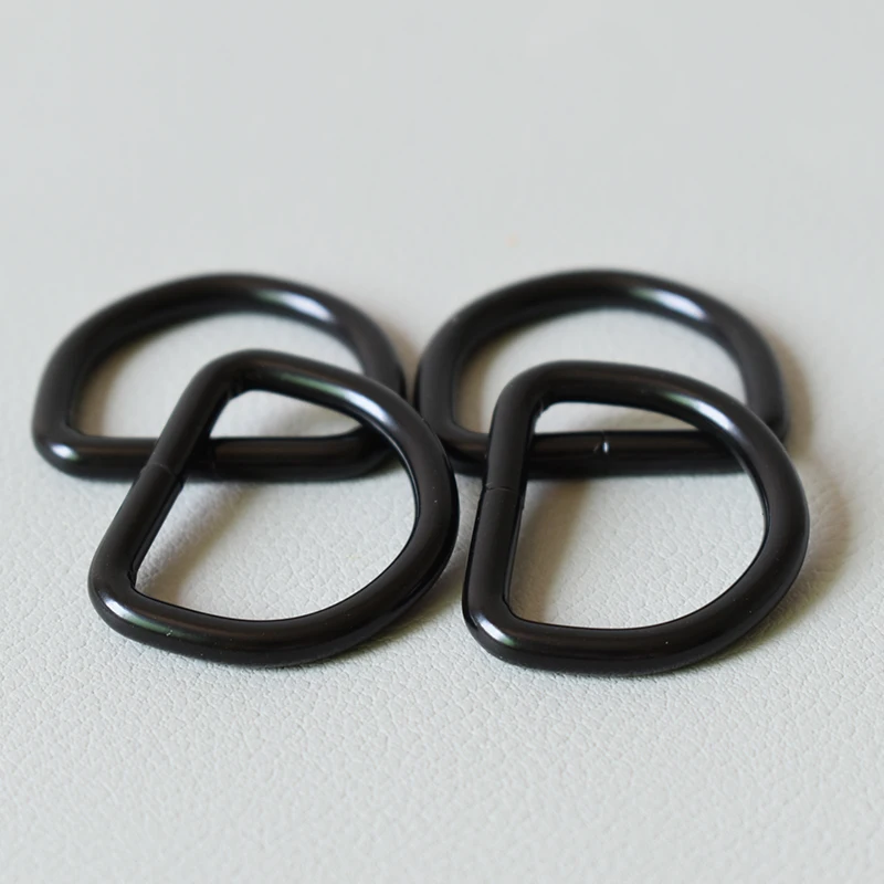 1 шт./лот D образное кольцо для дюймового (25 мм) тканого ошейника собак