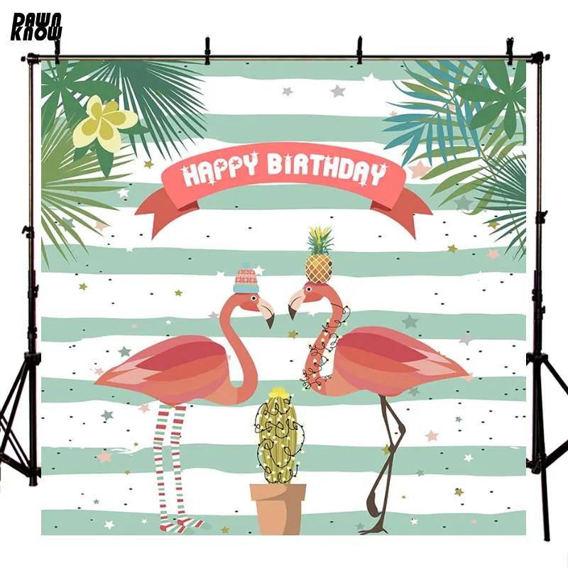 DAWNKNOW с героями мультфильмов изображением зеленых листьев и фон для фотосъемки