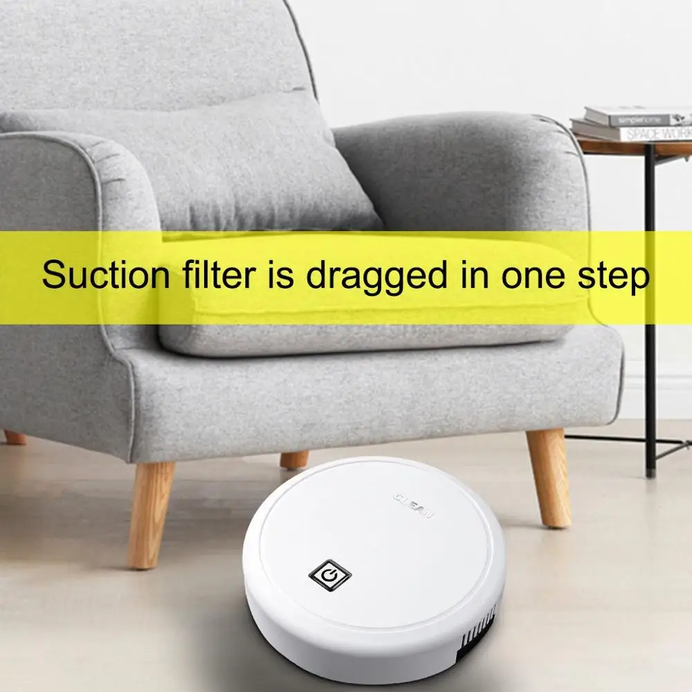 Полностью автоматический мини пылесос робот развертки и влажной швабры