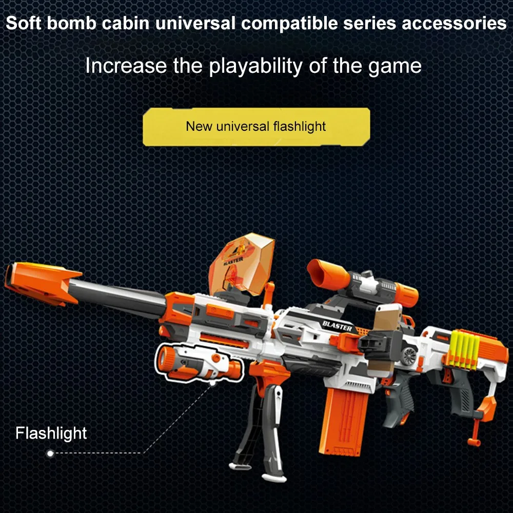 Модифицированная часть тактический фонарь для Nerf Elite Series ответный механизм