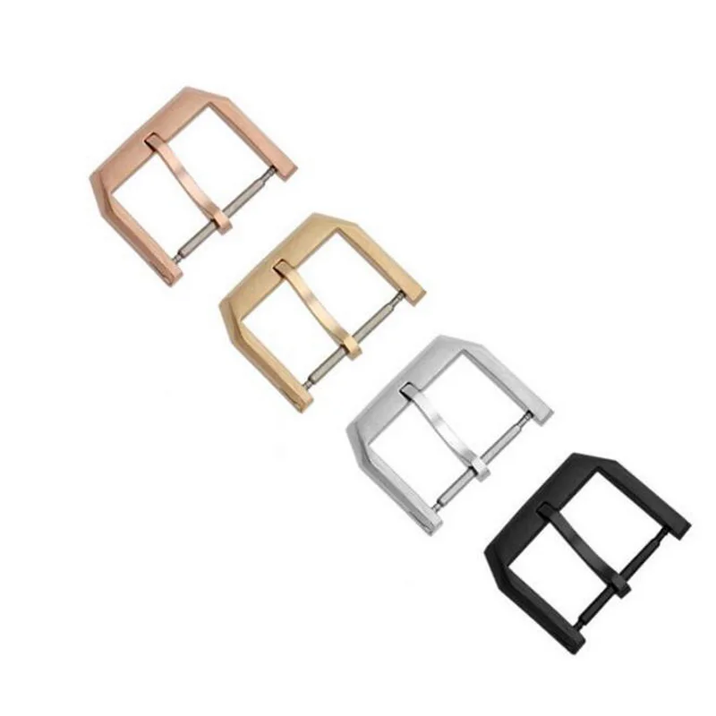 18 мм 20 матовая нержавеющая сталь 316L ремешок пряжка с контактный ремень застежка