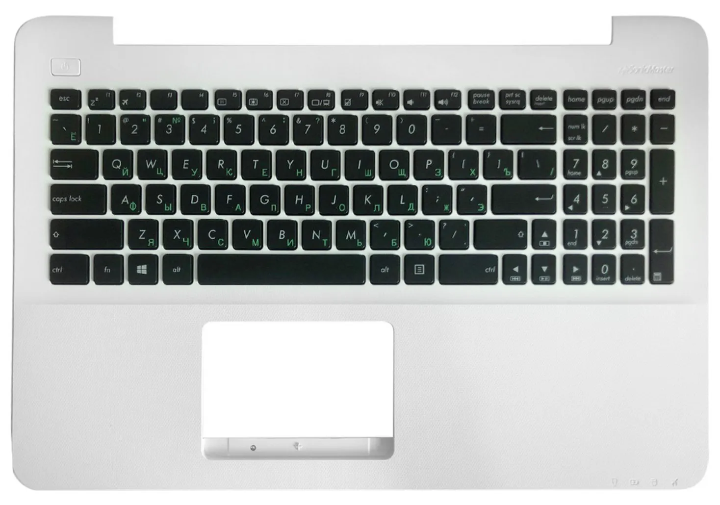 Новинка чехол yuebesmehng для ASUS X555 K555 A555 K555L W519L Y583L R556 с русской клавиатурой белый