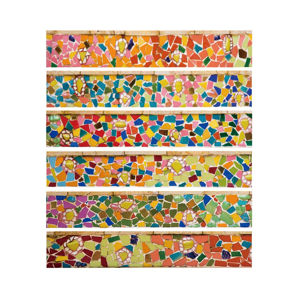 Self-adhesive innovative stairs stickers living room DIY color ceramic decoration home trade waterproof wall pvc | Обустройство дома