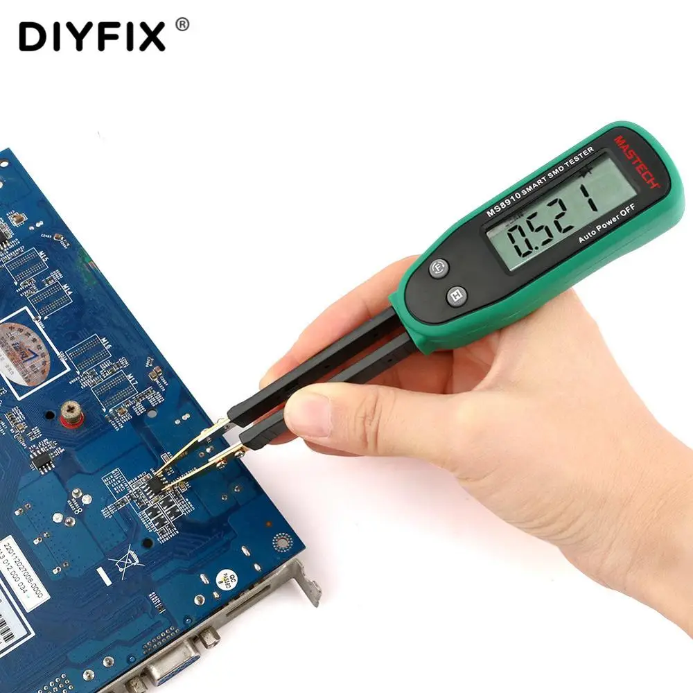 Умный SMD тестер MS8910 цифровой мультиметр измеритель емкости сопротивления диодов