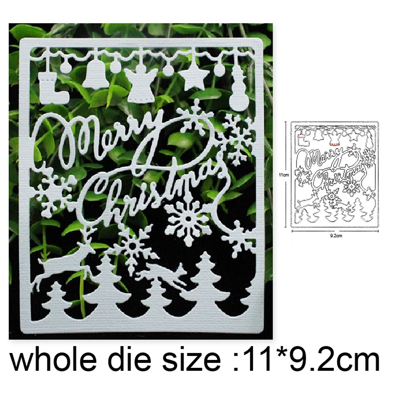 

Metal Cutting die Cut snowflake frame Scrapbooking Paper Craft Card Album Punch Art Cutter