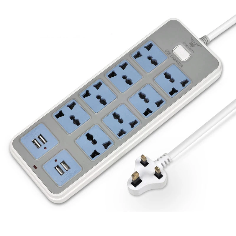 2 м Мощность гнездо для шнура удлинителя 4 USB Порты и разъёмы мульти-Функция