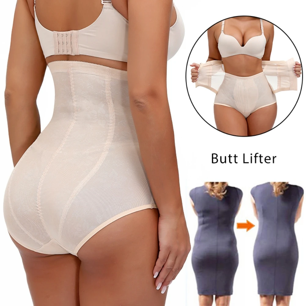 

Sexy Shapewear Button-up Tummy Control High Waist Trainer Body Women Abdomen Pants Hip Body Shaping Slimming Underwear