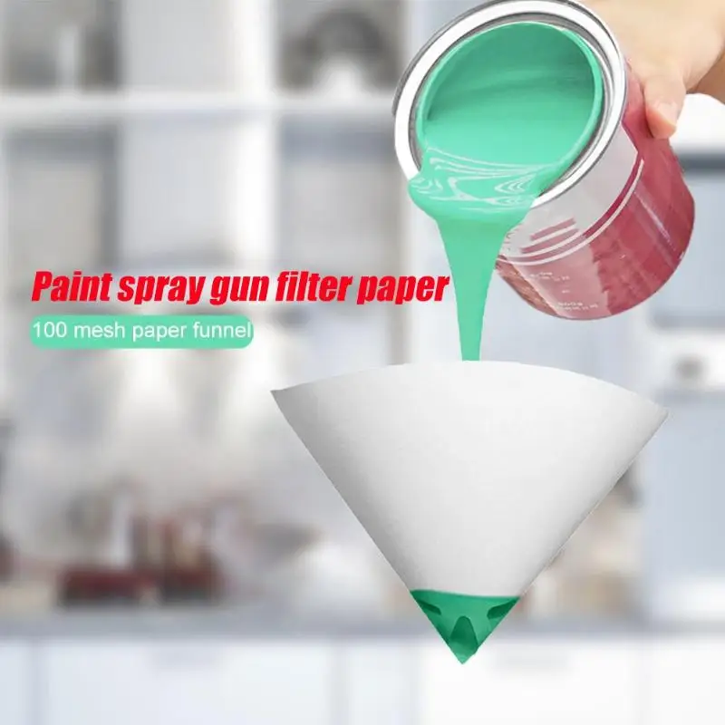 100 Micron Fine Paint Paper Strainers Sieve Filter Nylon Mesh Net Funnel Conical | Инструменты