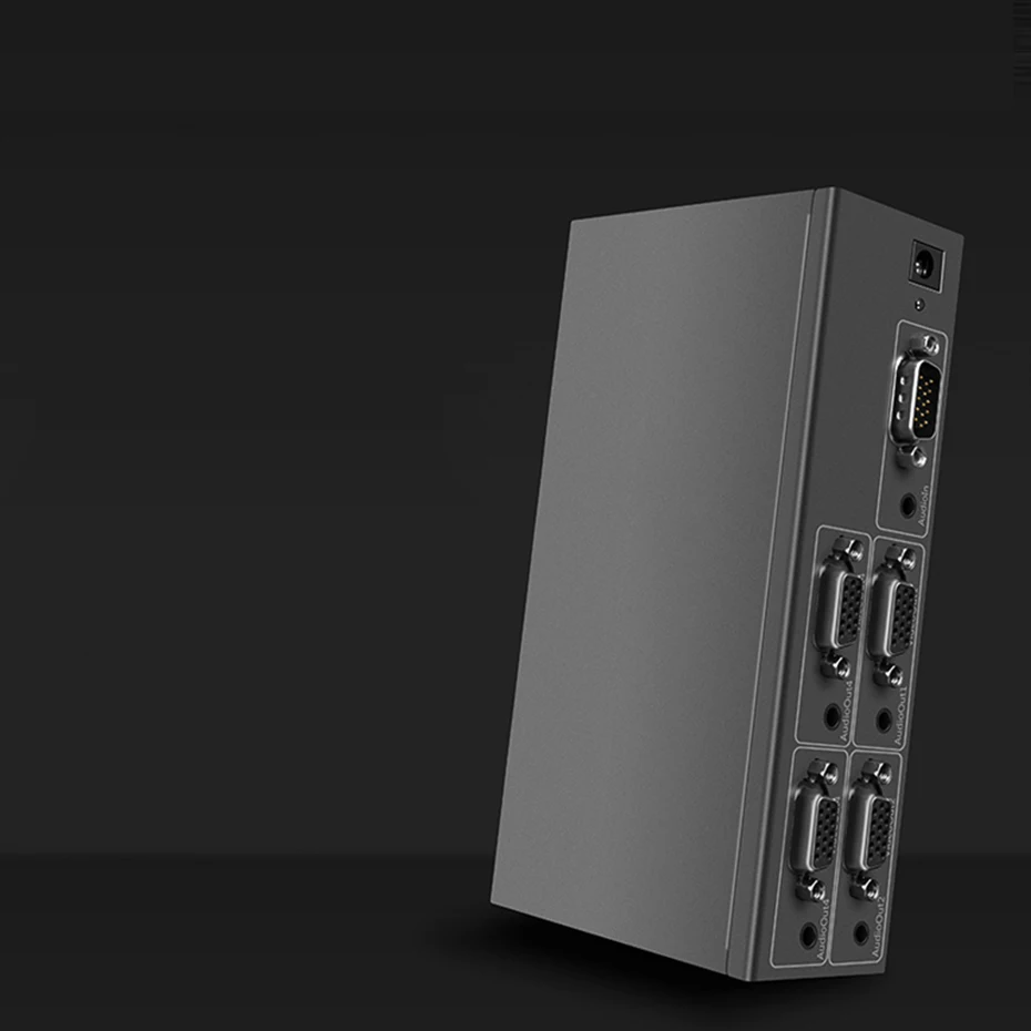 Разветвитель VGA 1080P Премиум 4-портовый разветвитель с аудио 1 в 4 выход для ПК