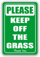 keep off the grass warning dog yard signs tresspassing tin sign indoor and outdoor use 8x12 or 12x18
