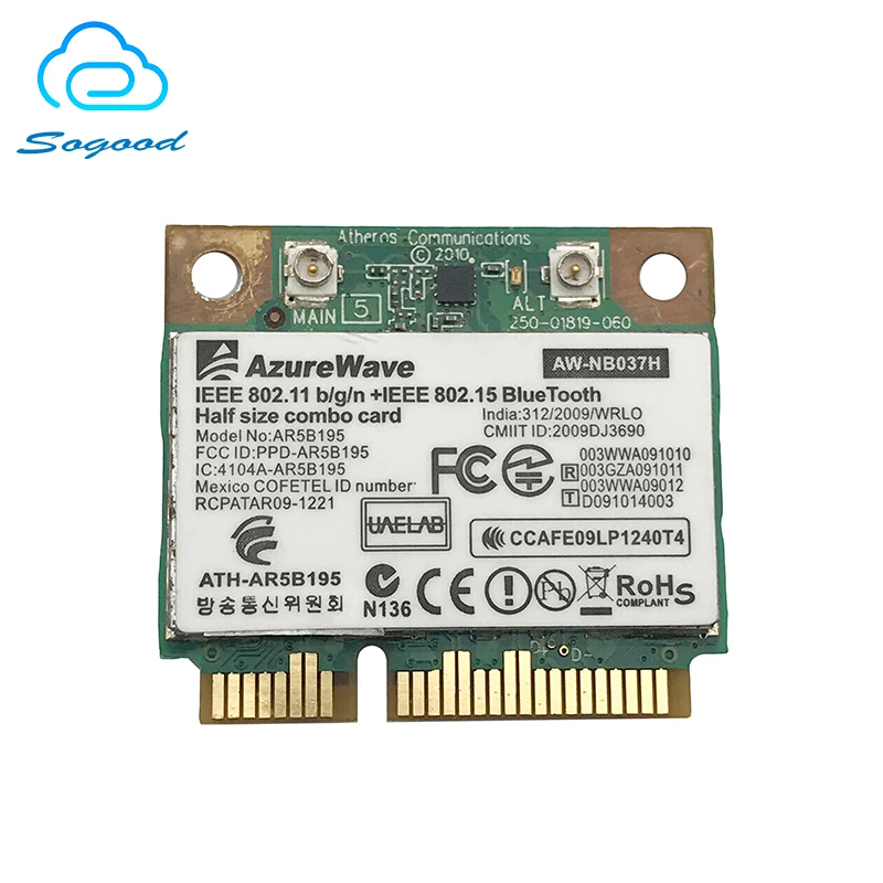 Оригинальная Компактная Беспроводная сетевая карта IEEE 802 11 b/g/n + 15 Bluetooth 3 0 150 Мбит/с