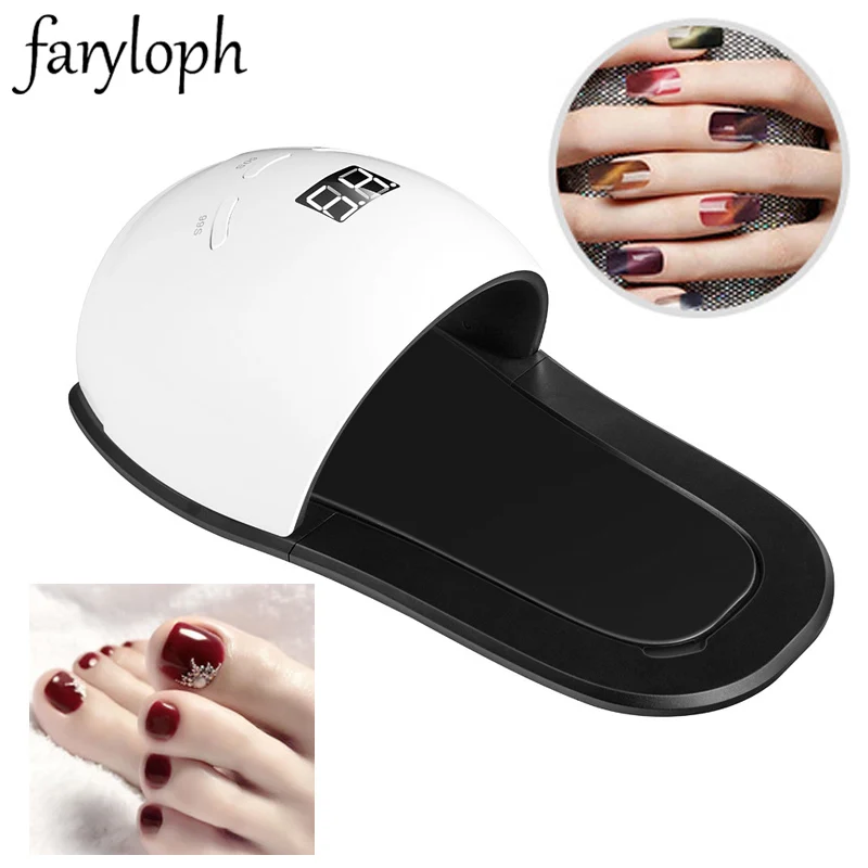 2 в 1 УФ лампа для ногтей 48 Вт сушилка фототерапия машина рук и ног автоматический