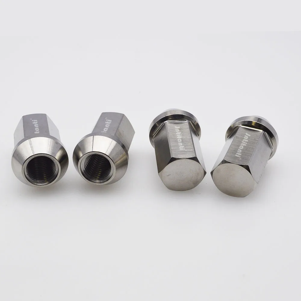 Jntitanti M12 * 1,5*35 мм полная стандартная вес Gr5 титановая гайка