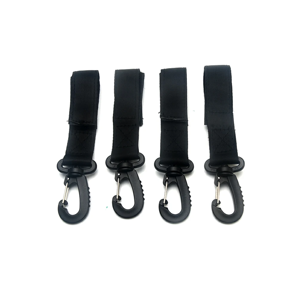 

4pcs/pack Parts Portable Kayak Clip Fixed Belt Holder Accessories Mounting Universal Webbing Multifunction Paddle Buckle Black