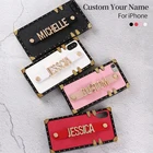 Кожаный чехол-багажник с ремешком, Золотистый металлический чехол для iPhone 12 11 13 Pro XS Max XR 7 7Plus 8Plus X