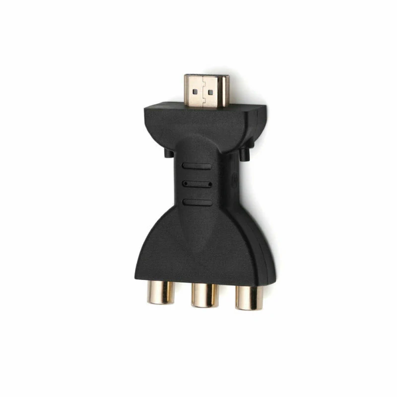 1Pc HDMI-compatible To 3 RGB/RCA Video Audio Adapter Digital Signal AV Component Converter | Электроника