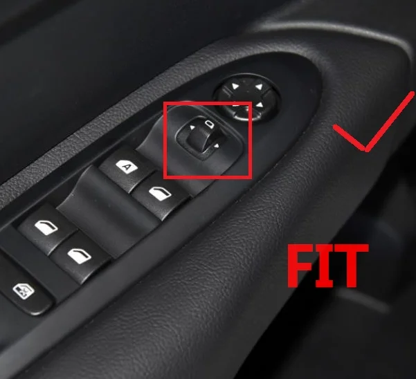 4 шт. накладка на двери автомобиля окна стекло подъемный переключатель Накладка