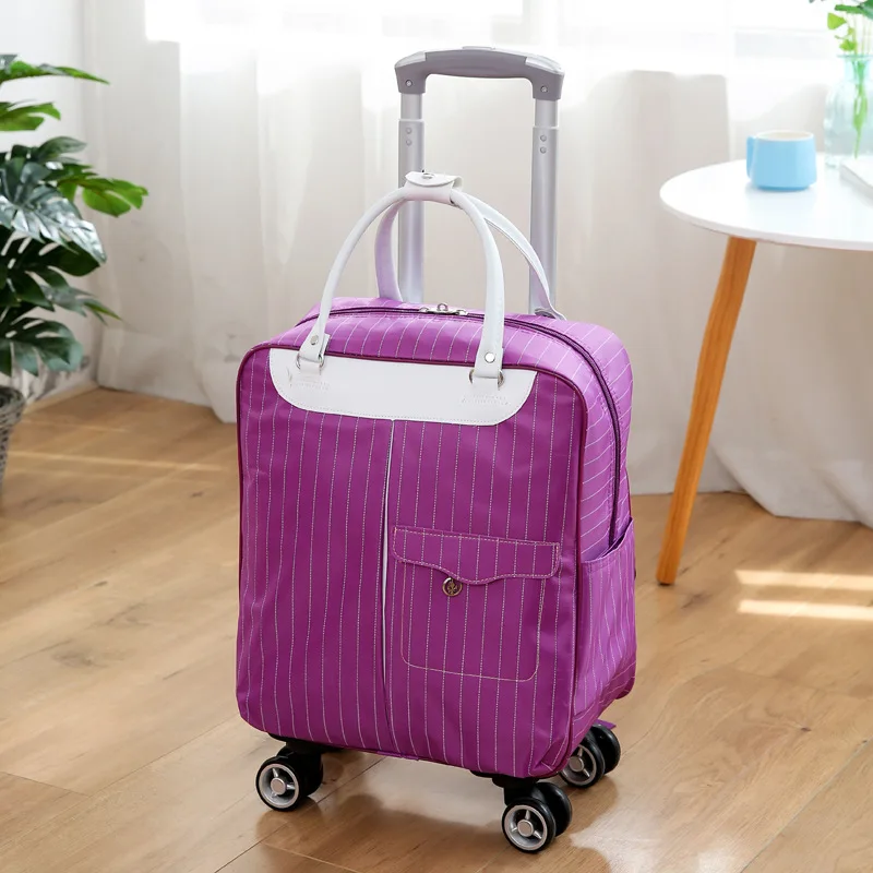 new fashion hot selling female luggage trolley case luggage brand casual solid color luggage suitcase wheeled luggage suitcase free global shipping