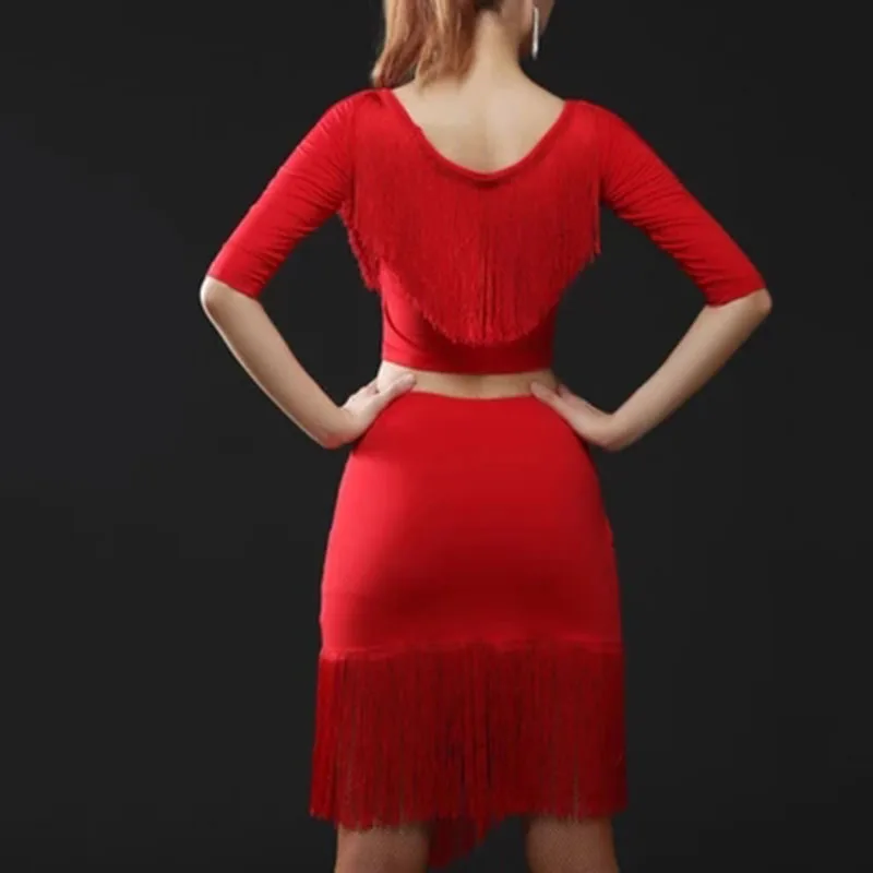 Юбка для латиноамериканских танцев женская Румба Самба танго бальная комната