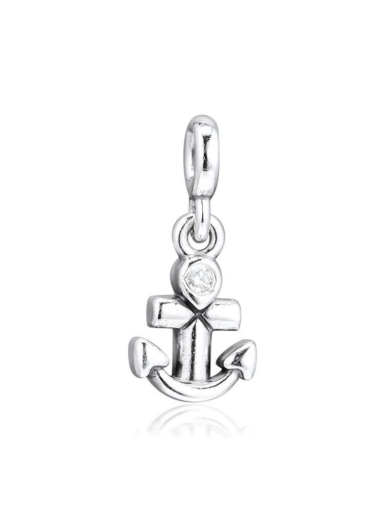 

Beads fits For Bracelets Necklaces 100% 925 Sterling-Silver-Jewelry Signature Me My Anchor Charms Free Shipping