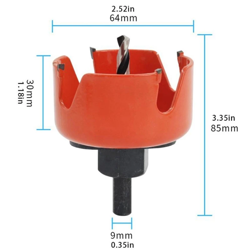 5 шт сплав деревообрабатывающий дырооткрыватель гипсокартон ПВХ деревянная