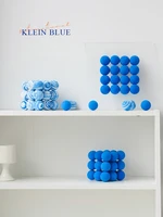 hot photography blue rubiks ball cube klein series art creativity photos shooting background ornaments home studio decorations
