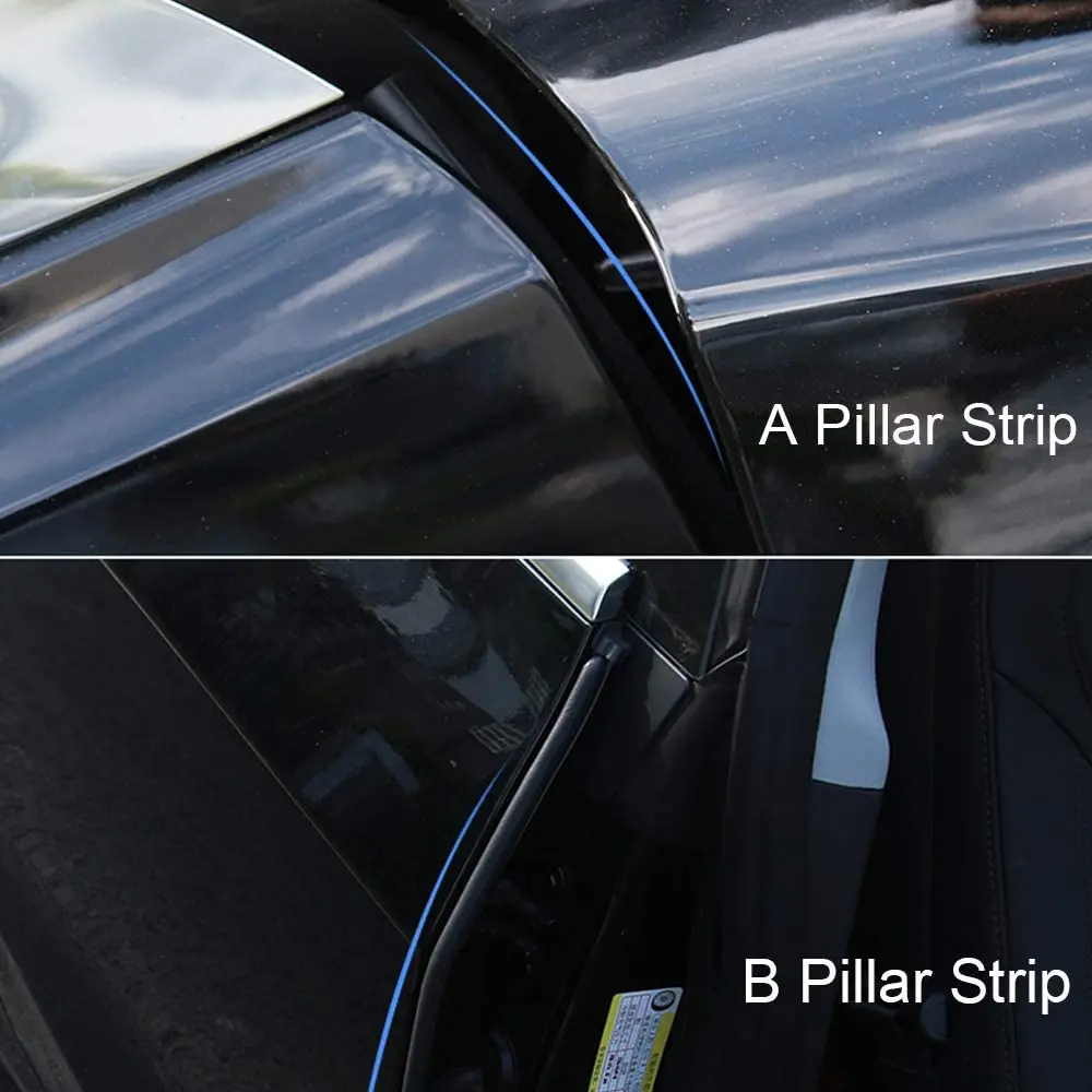 Комплект уплотнений для дверей Tesla Model 3 Y X S звукоизоляционная резиновая