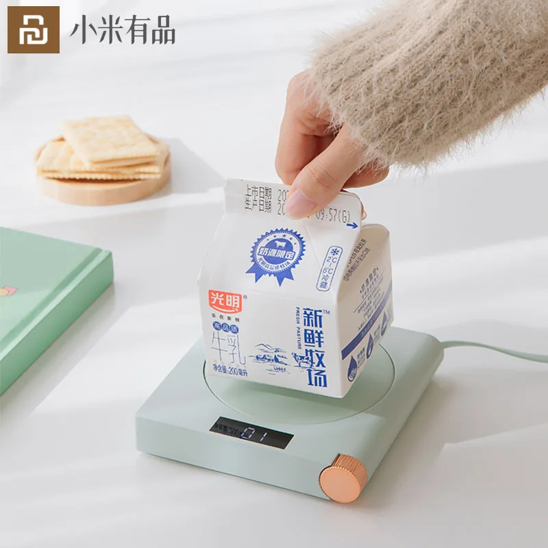 

New Youpin 55° Insulation Coaster USB Home Office Automatic Heater Milk Tea Fast Heat Cup Base 5-Speed Adjustment Safety Smart