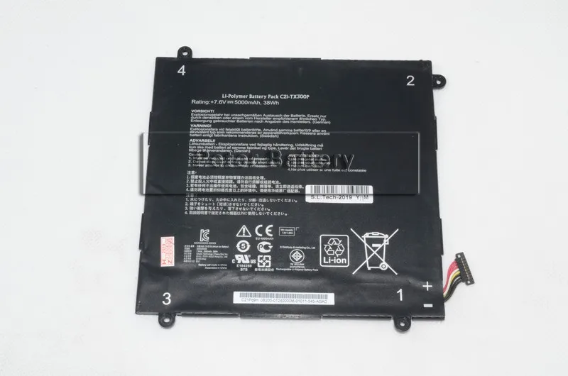 Аккумулятор JIGU для ноутбука 0B200-00310200 ASUS Transformer Book TX300 TX300CA | Компьютеры и офис