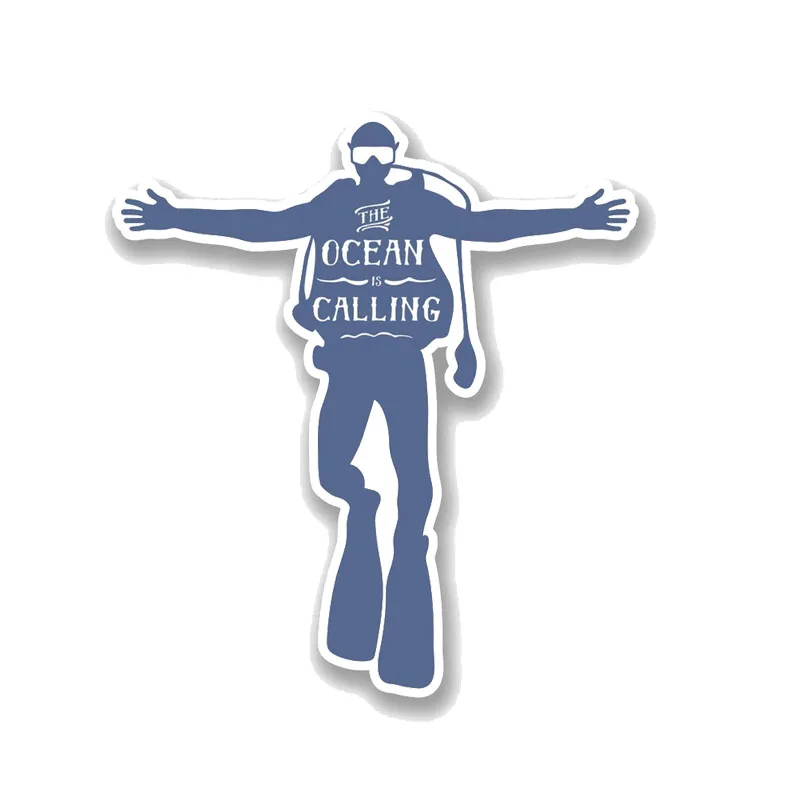 Забавная Автомобильная наклейка Aliauto для дайвинга водостойкая с защитой от