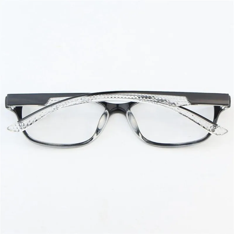 Женские очки для чтения без оправы мужские Модные Черные овальная оправа очков