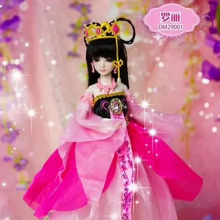 Шарнирная кукла 11 дюймов 29 см игрушки платье парик одежда обувь макияж 14 суставов