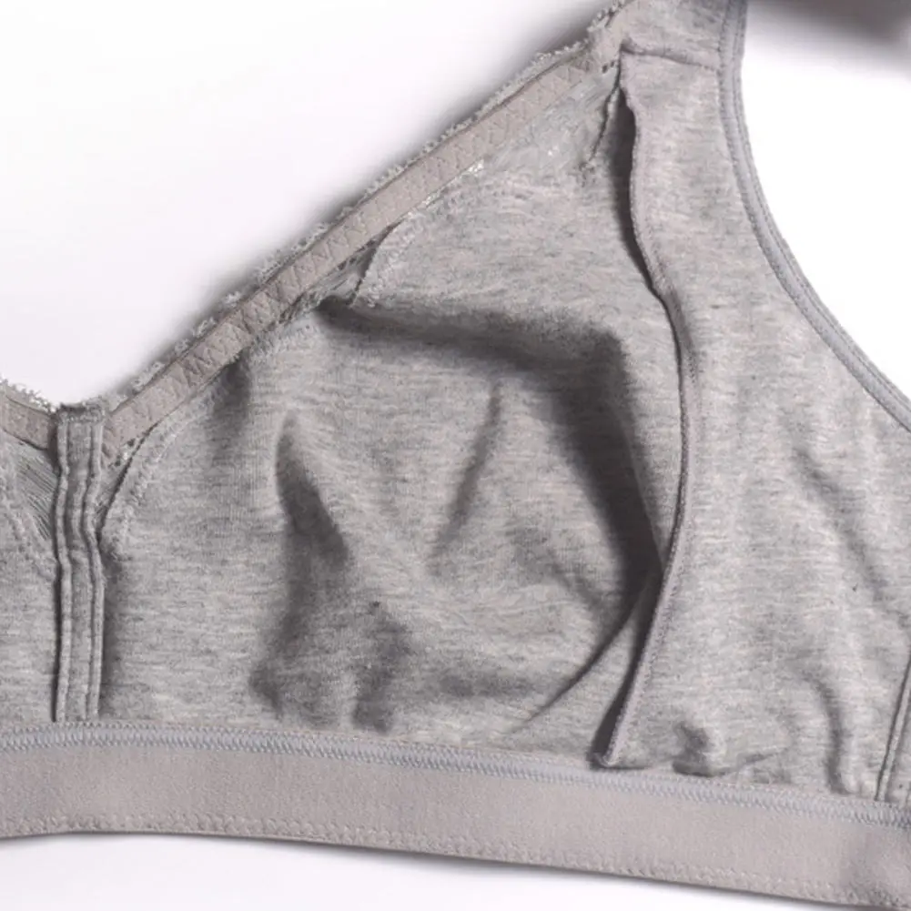 Женский кружевной ультратонкий хлопковый бюстгальтер без косточек удобное